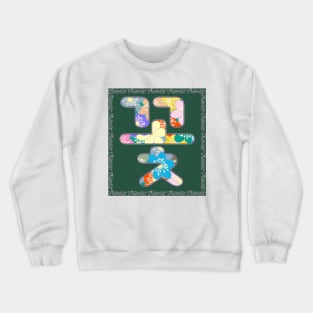 korean language Crewneck Sweatshirt